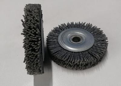 China Circular Abrasive Nylon Wheel Brush / Abrasive Filament Brushes 1.4 Mm Wire Dia for sale
