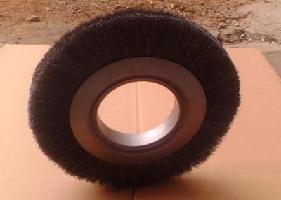 China High Carbon Steel Wire Wheel Brush 250 OD X 99mm Inner Hole Fast Removing Rust for sale