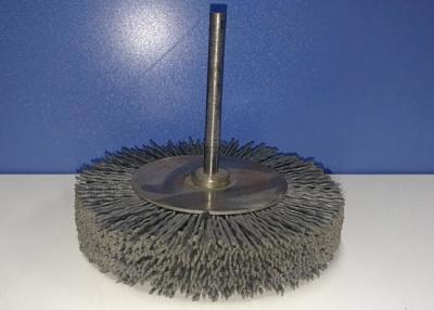 China High Performance Abrasive Nylon Wheel Brush , Cross Hole Deburring Brushes for sale