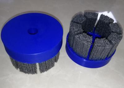 Chine Brosses abrasives tuftées de ébavurage de disque/identification en nylon abrasive de la brosse 75mm OD X 16mm à vendre