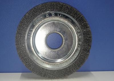 China Espessura industrial das escovas de limpeza 10mm da escova de aço inoxidável da roda do fio à venda