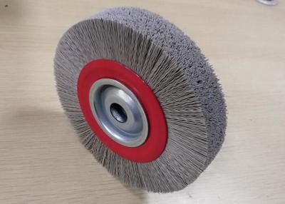China Circular Abrasive Nylon Wheel Brush / Nylon Deburring Brush With 150mm OD for sale