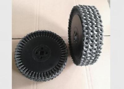 China Twisted Multilayer Wire Wheel Brush 12 Inch OD For Metal Tube Rust Removal for sale