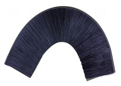 China Economic PVC Base Metal Channel Strip Brushes For Truck Wheel Protection for sale