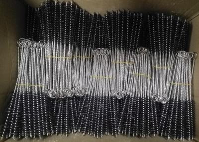 China Nylon Twisted Pipe Cleaning Brush / Wire Cleaning Brush 10MM Outer Diameter for sale