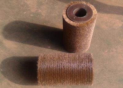 China Retread Tire Industrial Roller Brushes Steel Wire Material For Rubber Tire Recycling for sale
