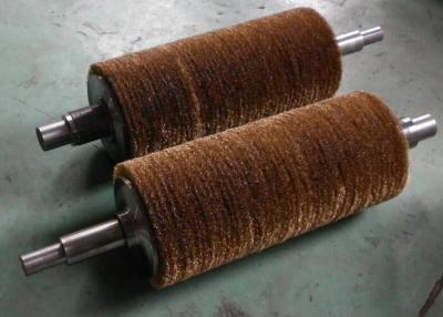China Professional Trimming Long Shaft Balancing Steel Wire Roller Brush Performance for sale
