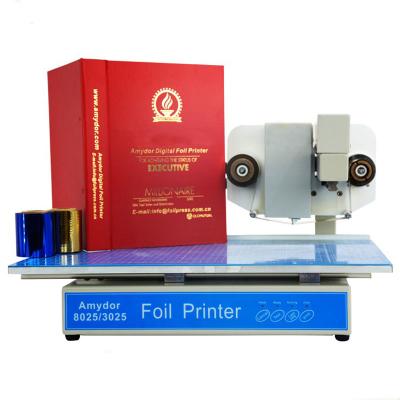 China hot sale 300*250mm size plateless hot foil stamping machine 3025 digital foil stamping machine for book covers for sale
