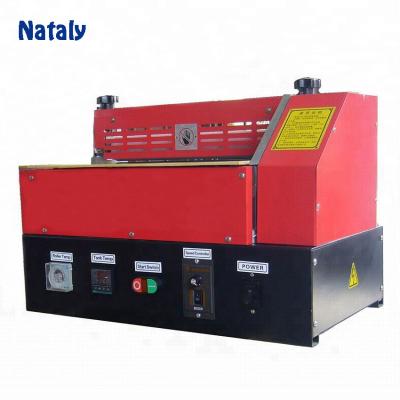 China Nataly Hot Sale 300mm 400mm Hot Melt Glue Machine Roll Glue Coating Machine for sale