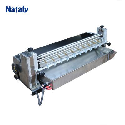 China Nataly Hot Sale Desktop Hot and Cold Paper Pasting Machine Hot Melt Glue Paper Box Gluing Machine for sale