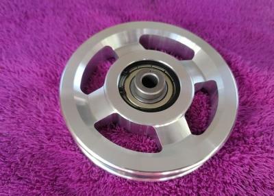 China Gym 89mm 114mm Wire Rope Pulley Wheels Polished à venda