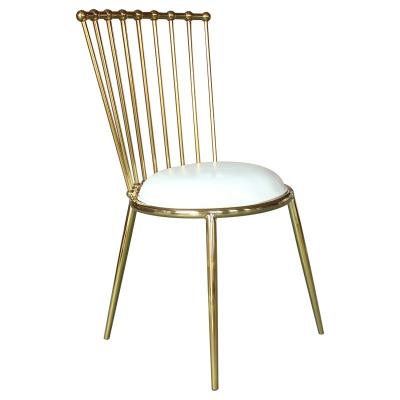 China Elegant Wedding Chair Hot Sale Design Leather Dining Chairs for sale