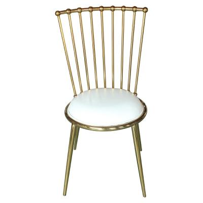 China Elegant Simple Wedding Chairs 201 Stainless Steel Frame For Banquet Hall zu verkaufen