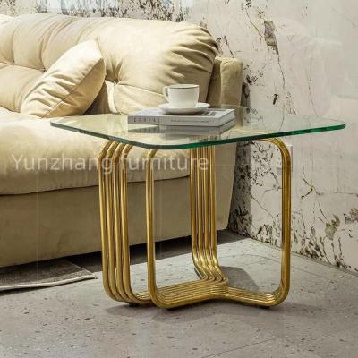 China Muebles caseros modernos de la mesa de centro cuadrada de lujo diseñados para la sala de estar en venta