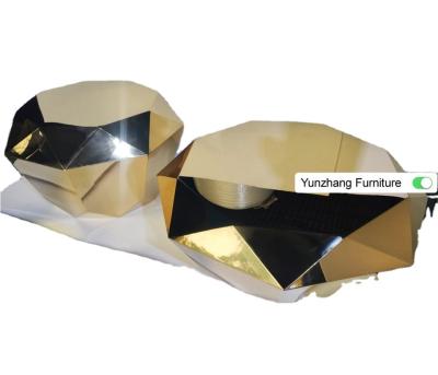 China Mesa de centro rectangular ajustable del oro de las mesas de comedor modernas de lujo agraciadas del marco para la sala de estar en venta