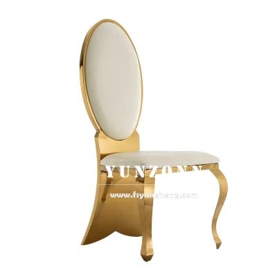 Китай Мода Рыбьи хвосты Ноги Свадебный стул Золото Нержавеющая сталь Кристальная кнопка Банкетный стул для гостиницы Роскошный ресторан продается