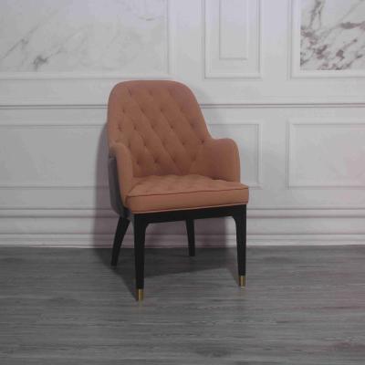 China Thick Soft Velvet Fabric Dining Chair SUS201 With Elastic Sponge for sale