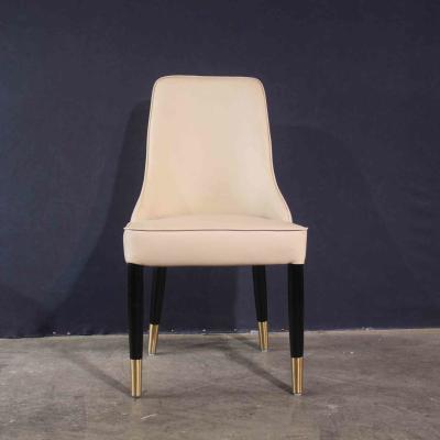 Китай Белый роскошный стул бархата с гостиницой толстой рамки OEM Backrest деревянной домашней продается