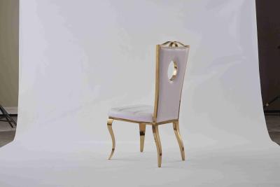 China Coloured Velvet Dining Chairs Wedding Banquet Chair Hollow Design For Home for sale