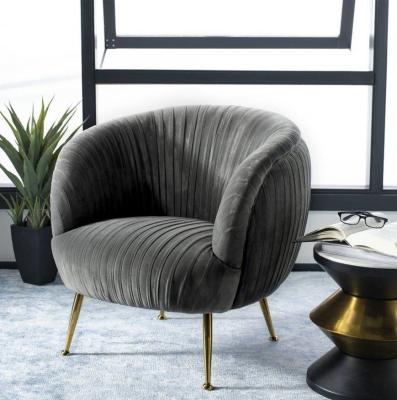 China Entspannen Sie sich Sofa Chair Padded Dining Room vorsitzt hoher elastischer Schwamm-geraden Beinen zu verkaufen