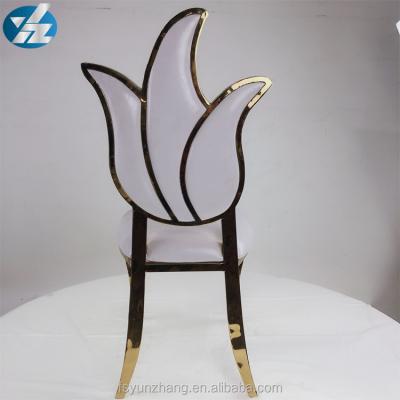 China Flower Design High Back Wedding Chair Royal Furniture Chair 49X56X107cm for sale