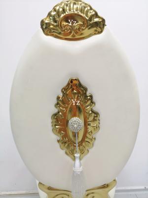 China Jantando a tela traseira alta da cadeira do banquete do casamento de aço inoxidável para os eventos W50xD65xH110cm à venda