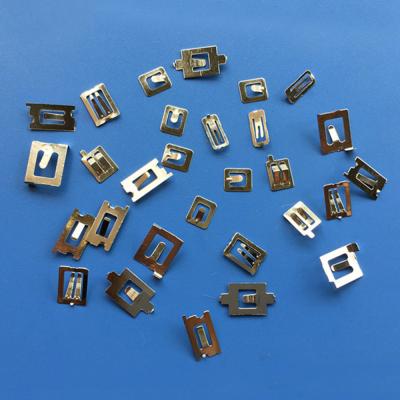 China 7th Button Battery Connector Clip 28*28mm Iron Bracket L Shaped for sale