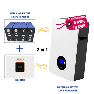 China 51.2V 100Ah Wall Mount Lifepo4 Battery for sale
