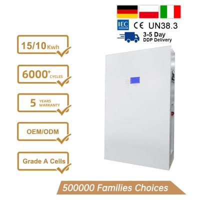 China Household Energy Storage Battery 5kw 10kw All In 1 5kwh Lifepo4 Battery for sale
