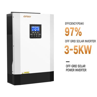 China 3Kw 5.5kw 5Kw Off Grid Solar Inverters 100A With Mppt Power Charger Controller for sale