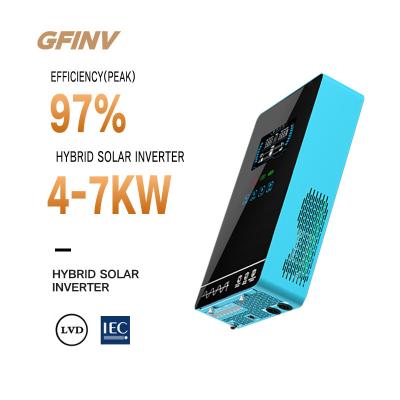 China Inversores solares de alta eficiência de fase única na rede 3.6KW 4kw 5kw 6kw 48V à venda
