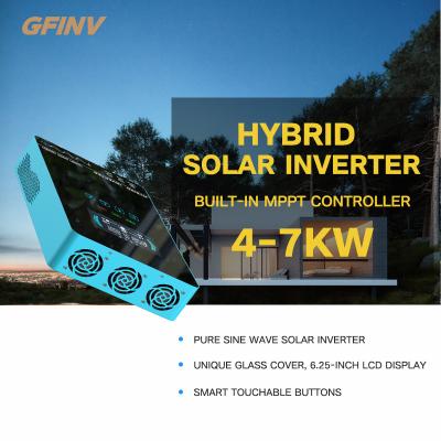 China Inverter solar de 1 fase de alto desempenho 3kw 4kw Inverter solar 120A Controlador Mppt à venda