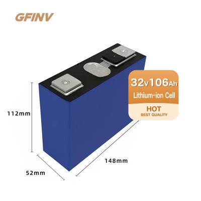China 4000times Lithium Iron Phosphate Battery cell 106Ah  3.2 v LiFePO4 battery for sale