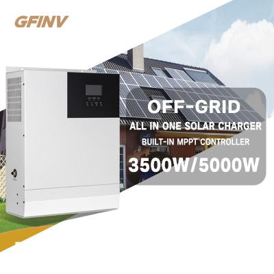 China 120/230Vac 3.5kw-5kw Off Grid Solar Inverters Single Phase CE UL Certified for sale
