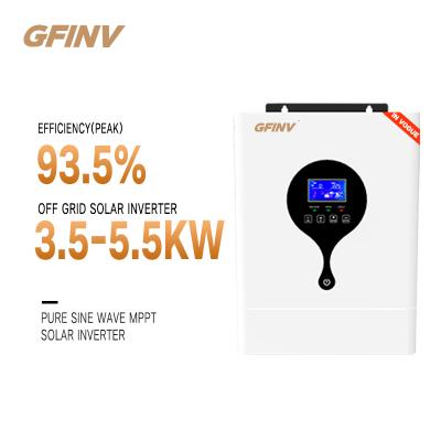 China 6000VA MPPT Inversores solares desconectados da rede 3500W à venda