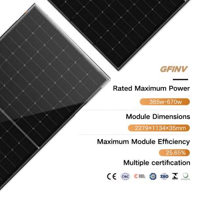 China TUV Monocrystalline Silicon Pv Panels Ground Mounted Pv Array Anti PID Performance for sale