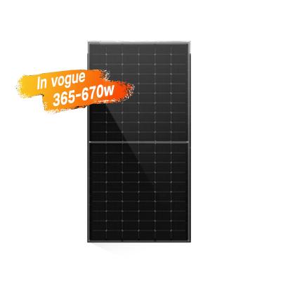 Cina 365-670w pannelli fotovoltaici solari con montaggio a tetto piatto in vendita