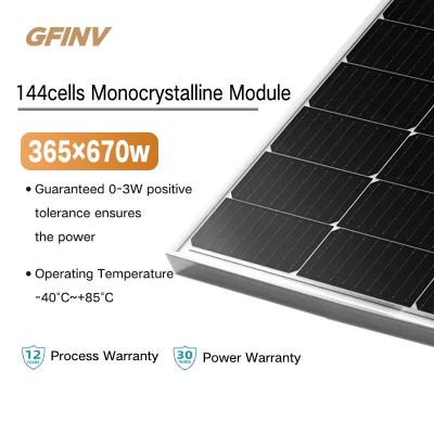 China 144 cellen fotovoltaïsche zonnepanelen 450-650W mono silicium zonnepanelen Te koop