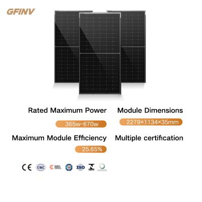 Chine Panneaux photovoltaïques à montage flexible à l'ISO Panneaux solaires de 600 Watt à vendre