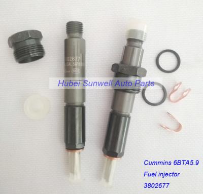 China Cummins 6BTA5.9 engine injector 3802677, 3929490, Cummins injector kit 3802677 for sale