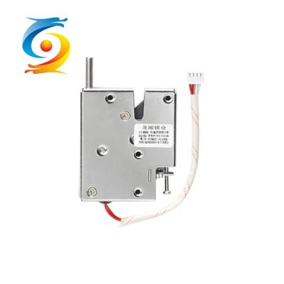 China Secure 24W Magnetic Solenoid Lock Factory Long Life 12v Hidden Cabinet Lock for sale