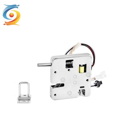 China Cerradura electrónica de solenoide de 65 mm x 70 mm x 13 mm para casilleros gabinetes cajones en venta