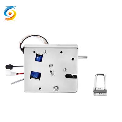 China Silver Solenoid Lock Factory Carbon Steel Electric Control Lock System for sale