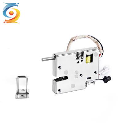 China 24v Logistic Locker Lock Smart Electromagnetic Parcel Cabinet Door Lock for sale