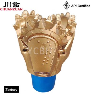 中国 12 1/4inch円錐形の穴あけ工具の工場鋼鉄歯のためのIADC127によって製粉された歯ビットは井戸の訓練をかんだ 販売のため