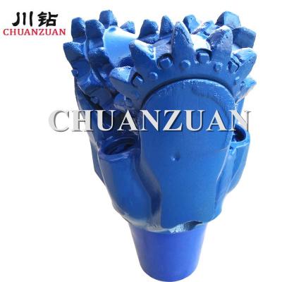 China 8 1/2 Inch Steel Tooth Tricone Bit / IADC 127 Mill Tooth Tricone Bit for sale