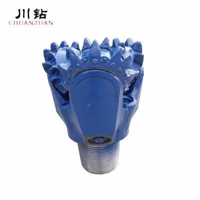 China 12 pedazo de roca tricónico del diente de acero del pozo de agua de 1/4 pulgada IADC 127 en venta