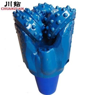 China 6 Inch Water Well Rock TCI Tricone Bit Rubber Sealed Bearing for sale