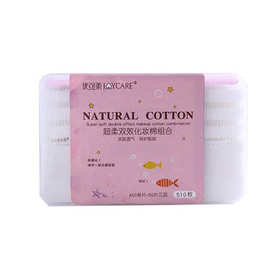 China 100 Percent Beauty Cotton Pads High Softness Convenient Skin Friendly for sale