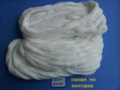 China Special Spun Cotton Sliver Long Fibers 2mm Surface Active Substances for sale